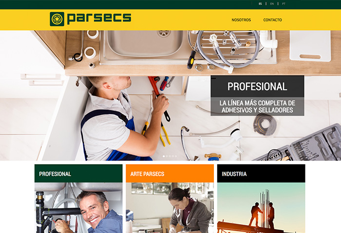 Sitio web de Parsecs