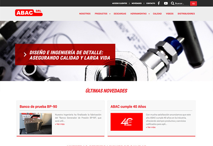 Sitio web de Abac